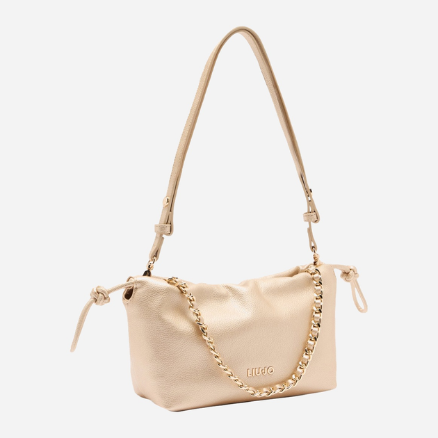Torebka crossbody damska mała z łańcuszkiem Liu Jo AF5132E0058 90048 Złota (800070345569) - obraz 3