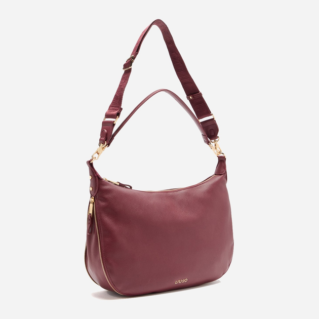 Torebka hobo damska duża Liu Jo AF5134E0058 91726 Bordowa (800070345561) - obraz 3