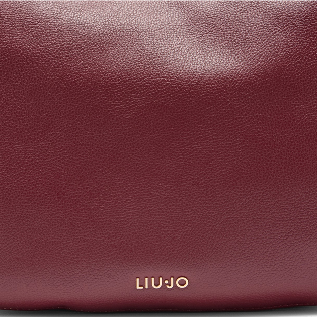 Torebka hobo damska duża Liu Jo AF5134E0058 91726 Bordowa (800070345561) - obraz 5