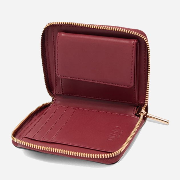 Гаманець жіночий зі штучної шкіри Liu Jo AF5156E0027 91726 Бордовий (800070345666) - зображення 3