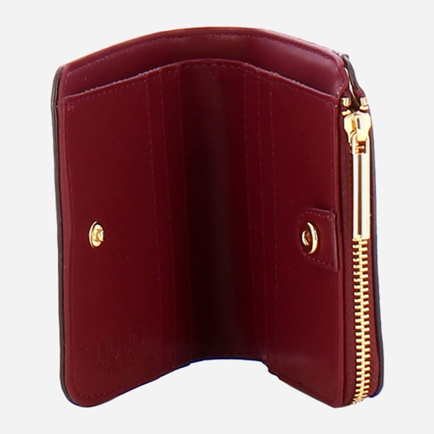Гаманець жіночий зі штучної шкіри Liu Jo AF5193E0027 91726 Бордовий (800070345689) - зображення 3