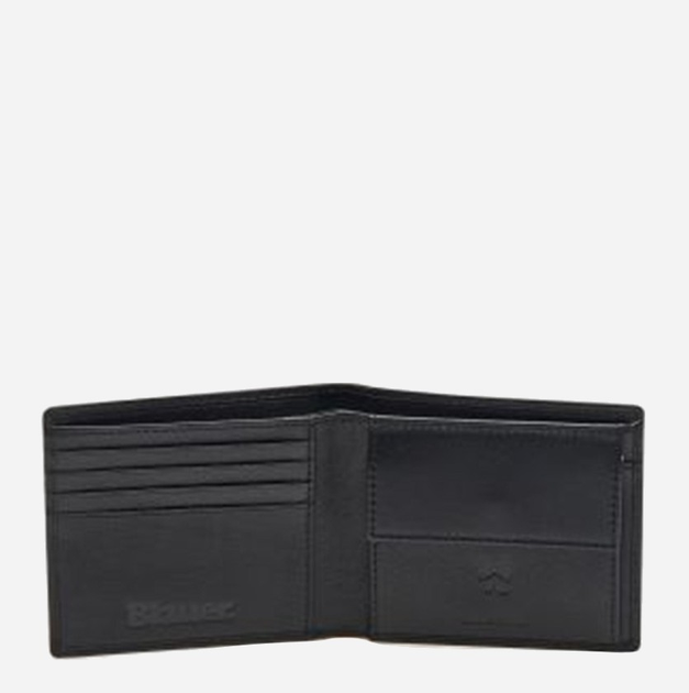 Portfel męski skórzany Blauer F5COP01/LIA Czarny (800070347863) - obraz 1
