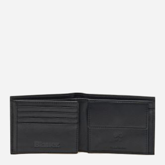 Portfel męski skórzany Blauer F5TRIF01/LIA Czarny (800070347874) - obraz 1