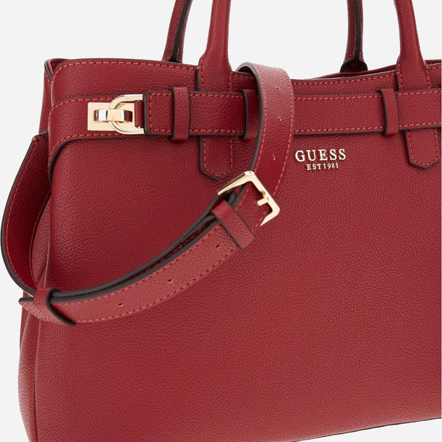Torebka crossbody damska Guess Gregoria HWBG8546060 Bordowa (800070344392) - obraz 4