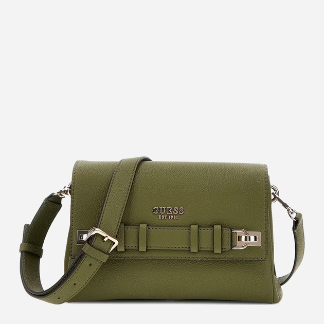 Torebka crossbody damska mała Guess Gregoria HWBG8546200 Oliwkowa (800070344460) - obraz 1