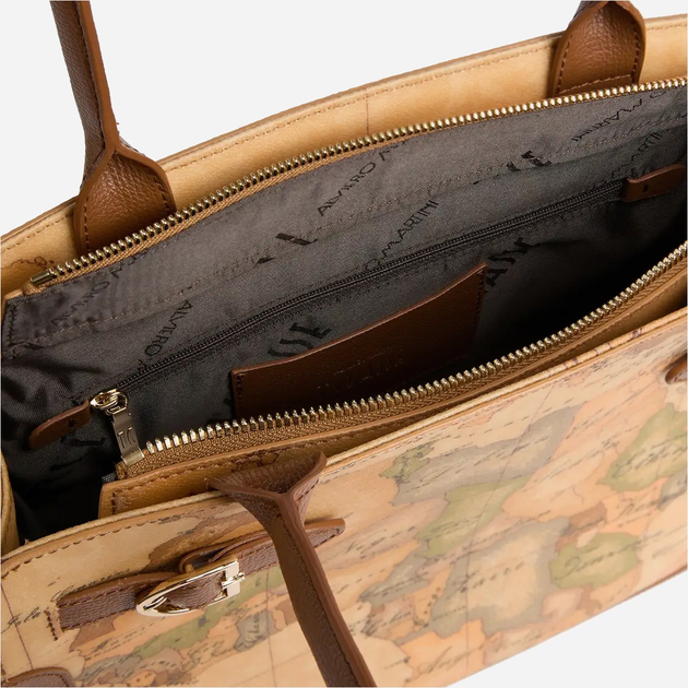 Torebka shopper materiałowa Alviero Martini LD64G611 0548 Jasnobrązowa (800070347665) - obraz 4