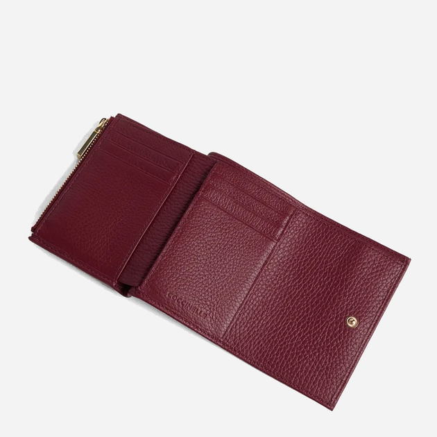 Portfel damski skórzany Coccinelle Metallic E2MW511F001 R52 Bordowy (800070346051) - obraz 2