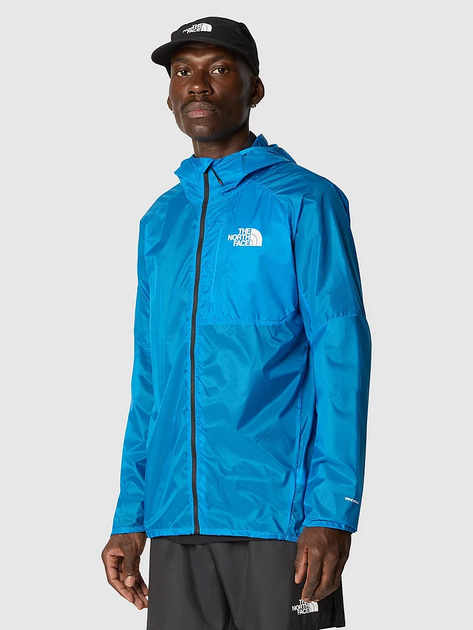 Kurtka wiatrówka męska z kapturem sportowa The North Face M Windstream NF0A87GTRI31 S Niebieska (800070321545) - obraz 1