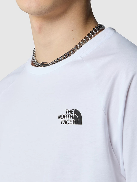 Футболка бавовняна довга чоловіча The North Face M S/S North Faces NF0A87NUFN41 S Біла (800070321592) - зображення 4