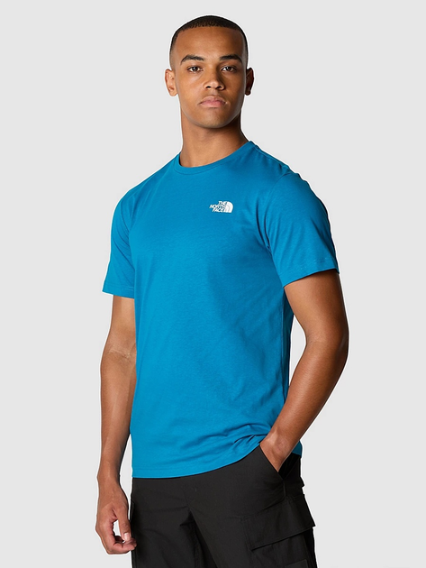 Футболка бавовняна довга чоловіча The North Face M S/S Redbox Celebration NF0A87NVRBI1 XL Синя (800070321599) - зображення 1