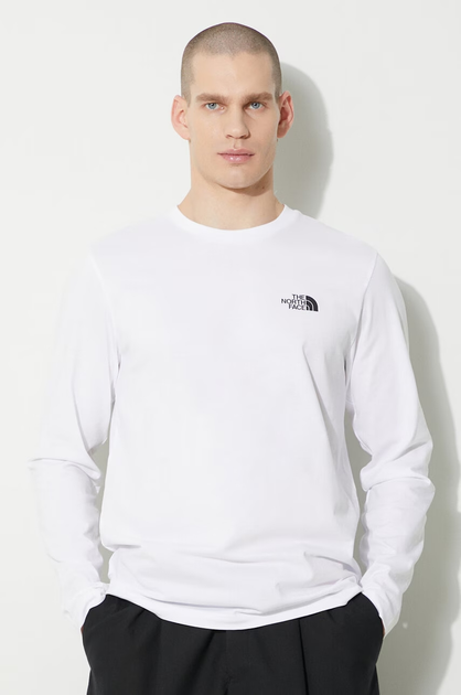 Longsleeve męski The North Face M L/S Simple Dome NF0A87QNFN41 XL Biały (800070329354) - obraz 1