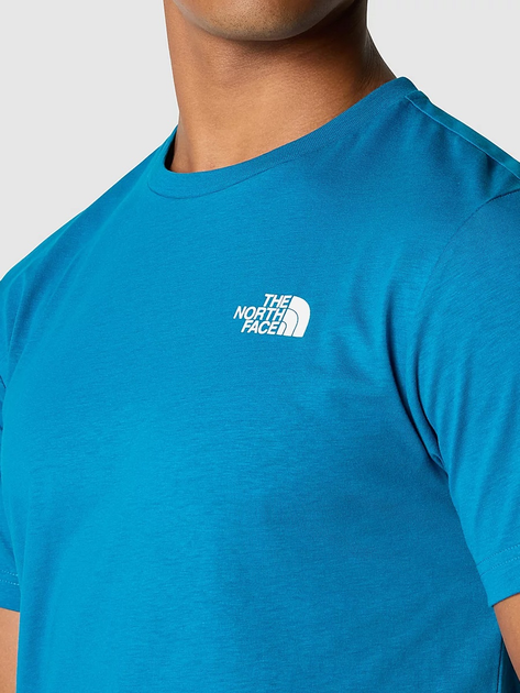 Футболка бавовняна довга чоловіча The North Face M S/S Redbox Celebration NF0A87NVRBI1 L Синя (800070321598) - зображення 4