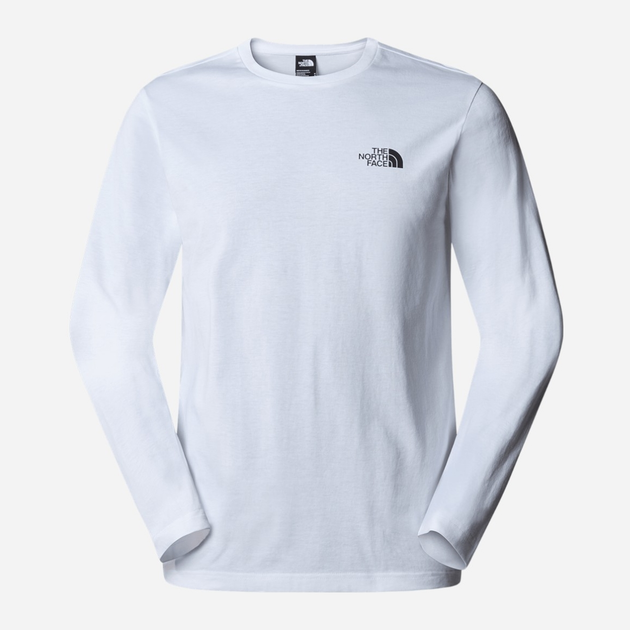 Longsleeve męski The North Face M L/S Simple Dome NF0A87QNFN41 L Biały (800070329353) - obraz 4