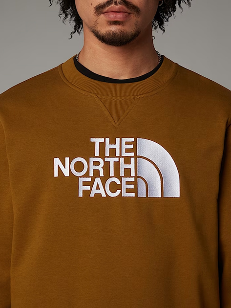 Bluza bez kaptura męska The North Face M Drew Peak NF0A89EK1OB1 XL Brązowa (800070329385) - obraz 4