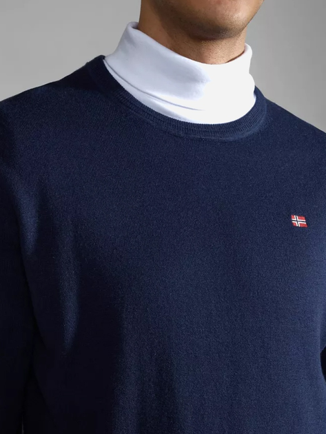 Джемпер чоловічий Napapijri Damavand NP0A4GJU1761002 S Темно-синій (800070311936) - зображення 6