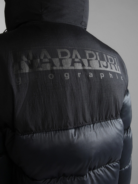 Куртка зимова коротка чоловіча Napapijri A-Hornelen NP0A4GLL0411006 XL Чорна (800070311952) - зображення 5