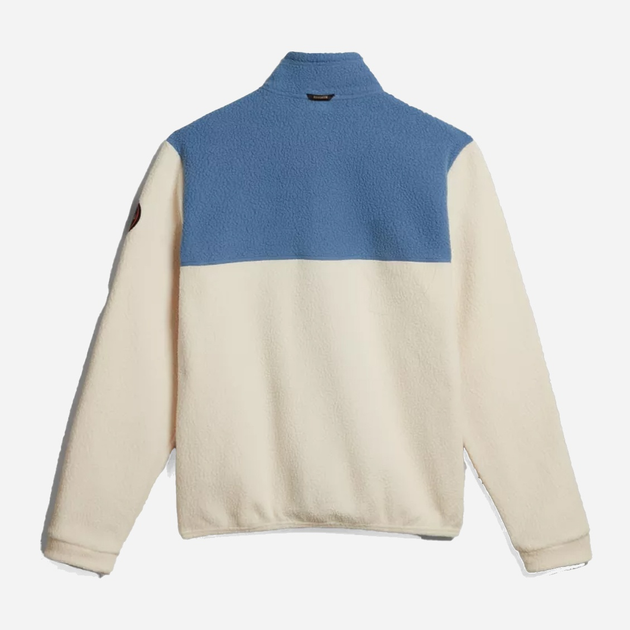 Толстовка на флісі на блискавці чоловіча Napapijri T-Anderby NP0A4HDRNS51002 S Біла (800070311988) - зображення 6