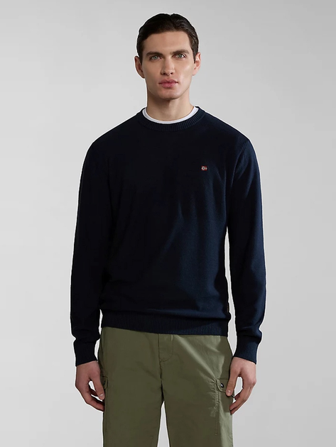 Джемпер чоловічий Napapijri D-Linen NP0A4HPS1761 2XL Темно-синій (800070320917) - зображення 1