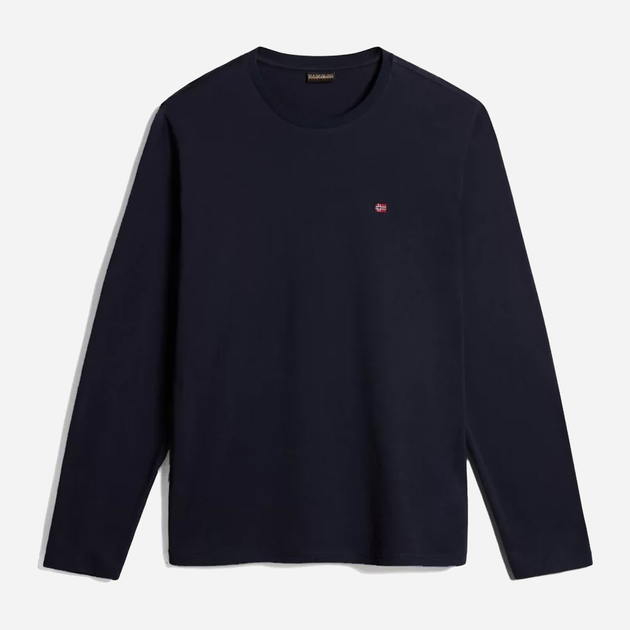 Лонгслів чоловічий Napapijri Salis NP0A4HN71761005 2XL Темно-синій (800070312014) - зображення 5