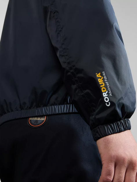 Спортивна вітровка чоловіча Napapijri A-Cloudy NP0A4HPP0411 XL Чорна (800070320910) - зображення 5