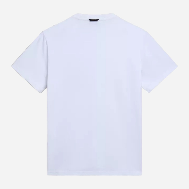 Футболка бавовняна довга чоловіча Napapijri S-Canada NP0A4HQM0021 L Біла (800070320937) - зображення 6