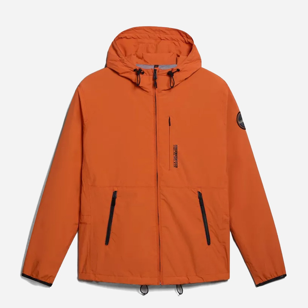 Куртка демісезонна з капюшоном чоловіча Napapijri A-Tundra NP0A4HS6A621 M Оранжева (800070320940) - зображення 7