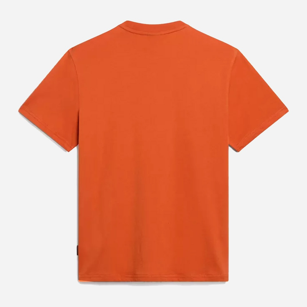 Футболка бавовняна довга чоловіча Napapijri S-Aylmer NP0A4HTOA621 2XL Оранжева (800070320988) - зображення 5