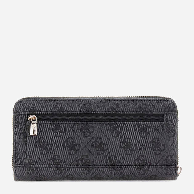 Гаманець жіночий зі штучної шкіри Guess Brenton SWLG9648146 Чорний (800070344442) - зображення 2