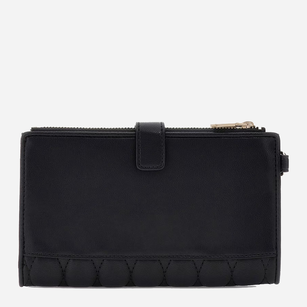 Гаманець жіночий зі штучної шкіри Guess Valla SWQG8122157 Чорний (800070344449) - зображення 2