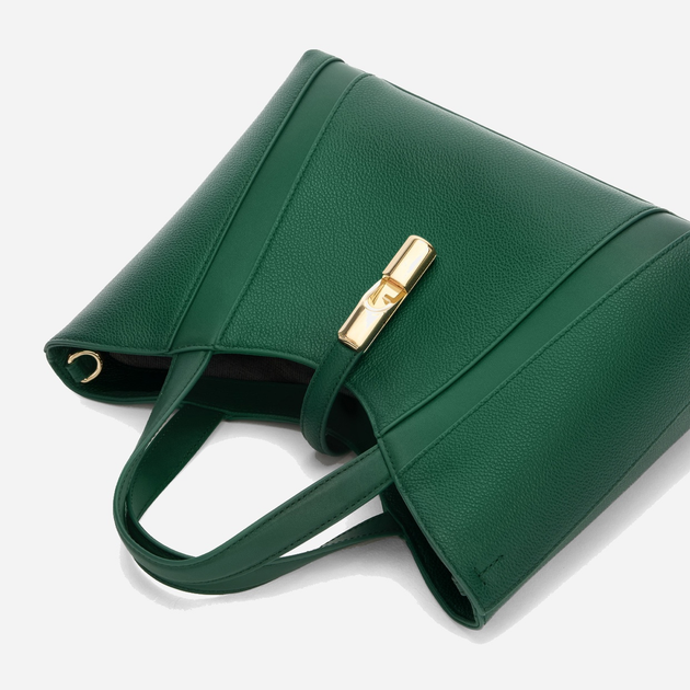 Torebka crossbody damska ze skóry naturalnej Furla Goccia WB01789BX33532810S1007 Zielona (800070344704) - obraz 3