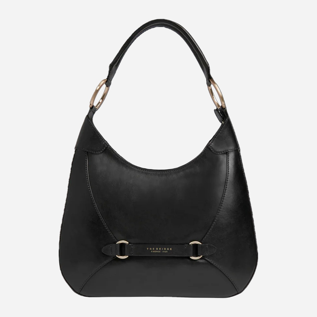 Torebka bagietka damska ze skóry naturalnej The Bridge Isabella 04501501 30 Czarna (800070346567) - obraz 1