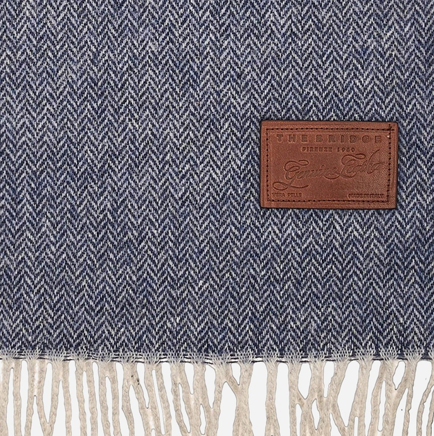 Шарф чоловічий вовняний The Bridge Life_Style 121414NE YZ Синій (800070346599) - зображення 2