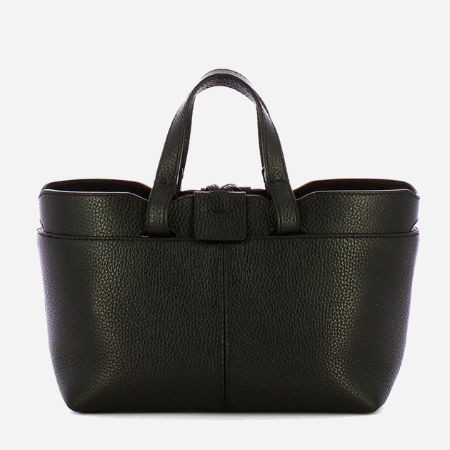 Torebka crossbody damska ze skóry naturalnej mała Iuntoo Rivera 191004 Czarna (800070346756) - obraz 2