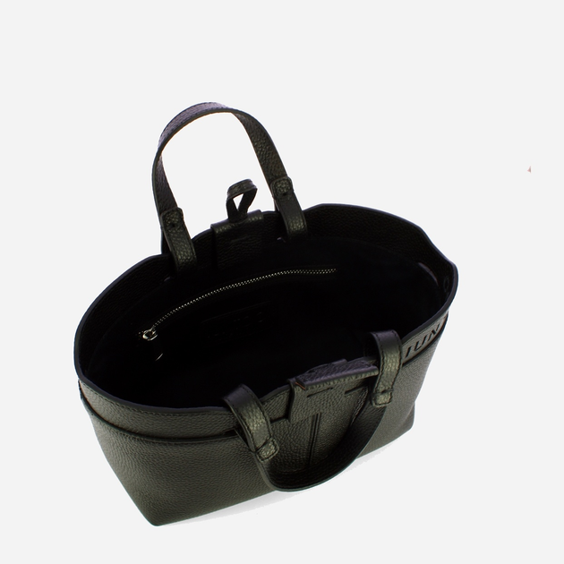 Torebka crossbody damska ze skóry naturalnej mała Iuntoo Rivera 191004 Czarna (800070346756) - obraz 5