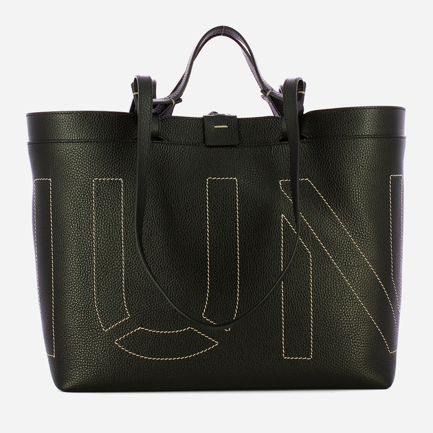 Torebka shopper ze skóry naturalnej Iuntoo Sibilla 191202 Czarna (800070346761) - obraz 1