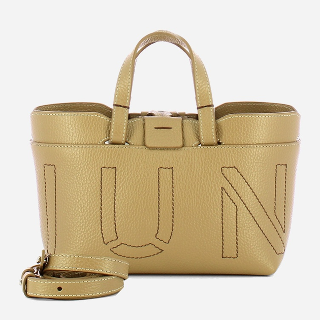 Torebka crossbody damska ze skóry naturalnej mała Iuntoo Sibilla 191204 Beżowa (800070346764) - obraz 4