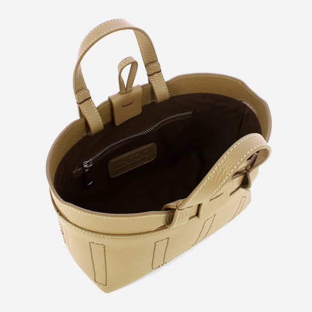 Torebka crossbody damska ze skóry naturalnej mała Iuntoo Sibilla 191204 Beżowa (800070346764) - obraz 5