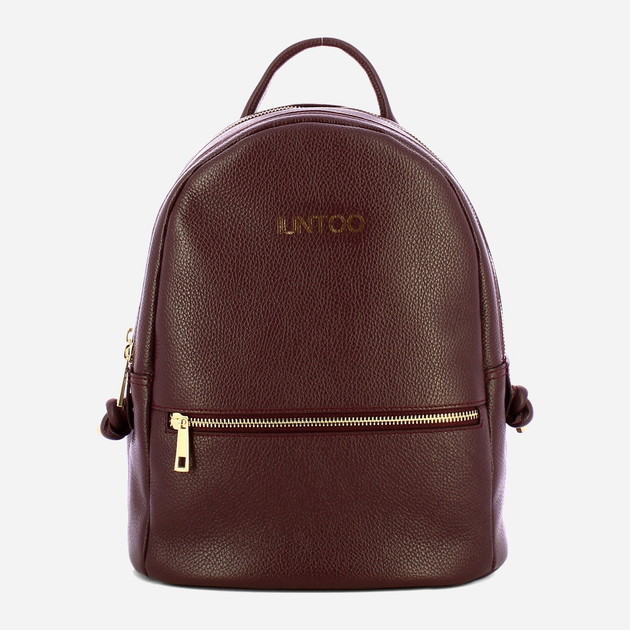 Рюкзак жіночий з натуральної шкіри вміщує формат А4 Iuntoo Giunto 192000 Бордовий (800070347418) - зображення 1