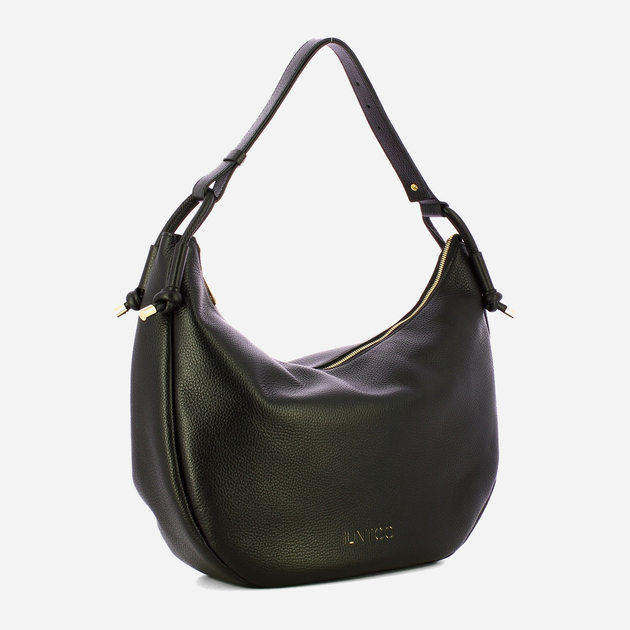 Torebka bagietka damska ze skóry naturalnej Iuntoo Giunto 193100 Czarna (800070347431) - obraz 3