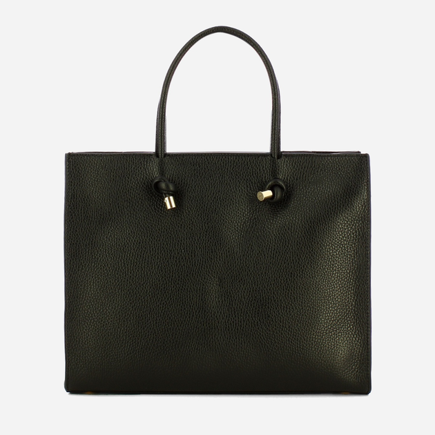 Torebka shopper ze skóry naturalnej Iuntoo Giunto 195001 Czarna (800070347423) - obraz 3