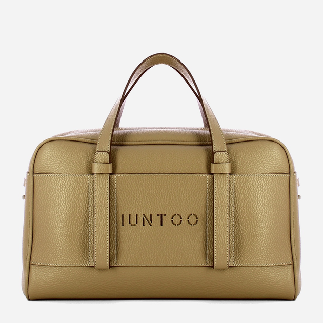 Torebka crossbody damska ze skóry naturalnej duża Iuntoo Priora 197001 Beżowa (800070346785) - obraz 1