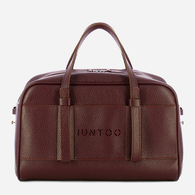 Torebka crossbody damska ze skóry naturalnej Iuntoo Priora 197003 Bordowa (800070346787) - obraz 1