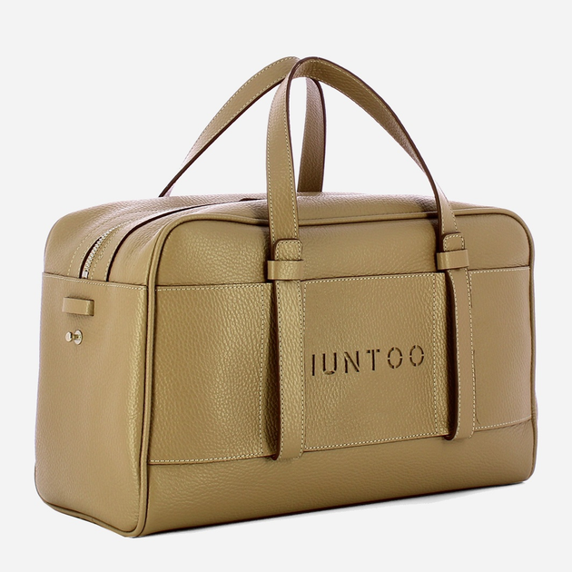 Torebka crossbody damska ze skóry naturalnej duża Iuntoo Priora 197001 Beżowa (800070346785) - obraz 3