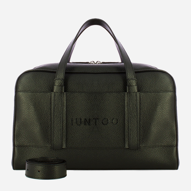 Torebka crossbody damska ze skóry naturalnej duża Iuntoo Priora 197001 Czarna (800070346786) - obraz 4