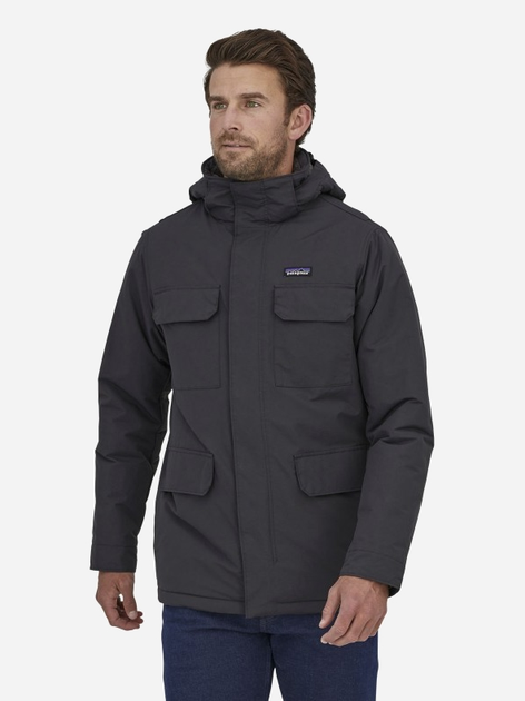 Куртка демісезонна з капюшоном чоловіча Patagonia M'S Isthmus 27022 S Чорна (800070265958) - зображення 1