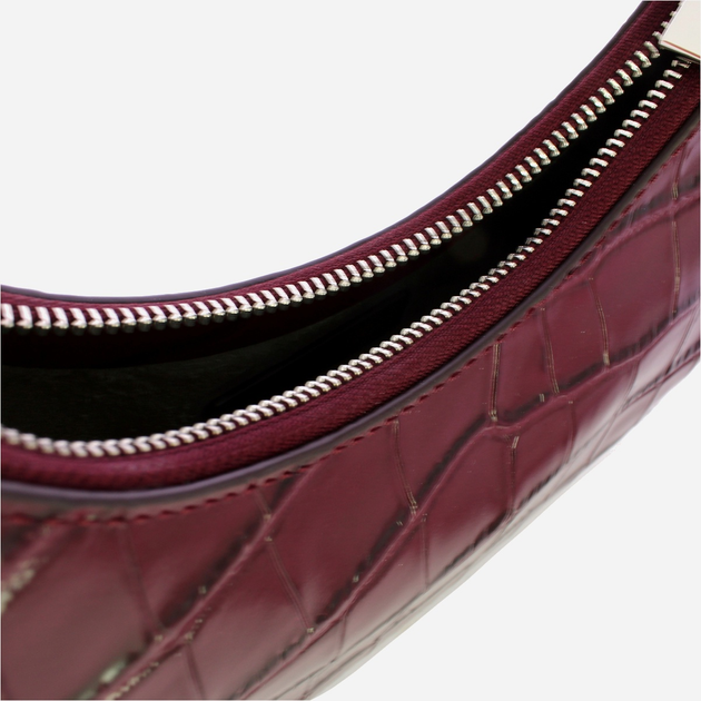 Сумка багет жіноча з натуральної шкіри середня Michael Kors Koa 30F5SQ4L6E 610 Бордова (800070349074) - зображення 4