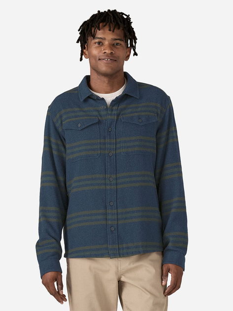 Koszula męska bawełniana Patagonia M'S Fjord 42401 L Niebieska (800070328863) - obraz 1