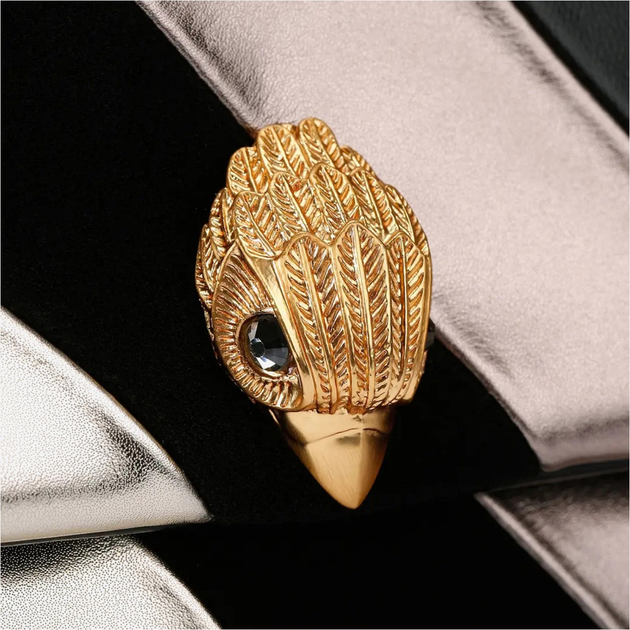 Сумка крос-боді через плече жіноча з натуральної шкіри велика Kurt Geiger Kensington 9796565109 65 Чорна (800070350185) - зображення 6