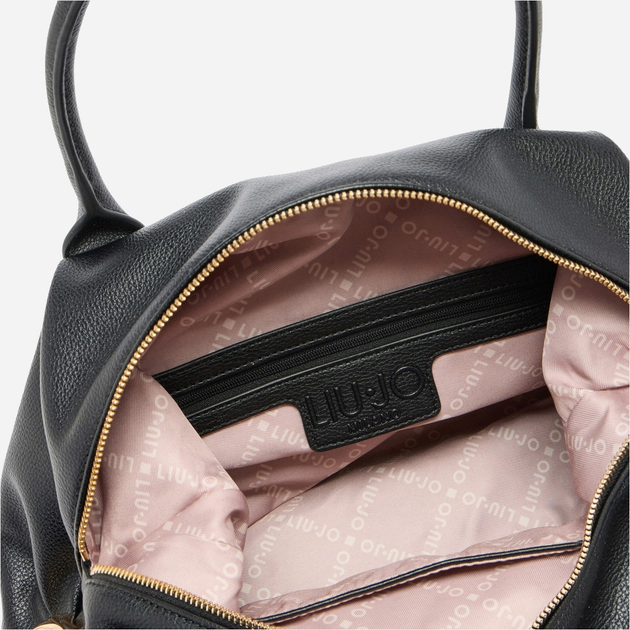 Сумка крос-боді через плече жіноча зі штучної шкіри велика Liu Jo AF5027E0058 22222 Чорна (800070345524) - зображення 5