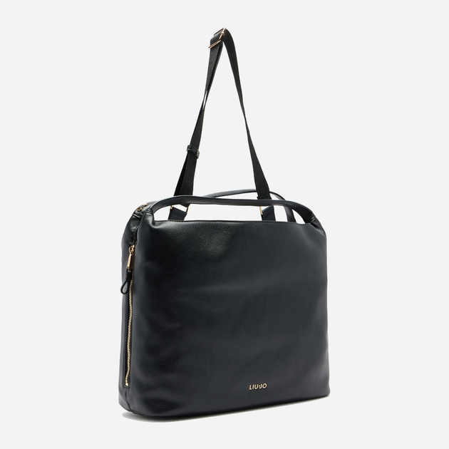 Сумка крос-боді через плече жіноча зі штучної шкіри велика Liu Jo AF5057E0058 22222 Чорна (800070345610) - зображення 3